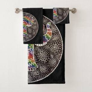 Conjunto De Toalhas Iluminação do elefante