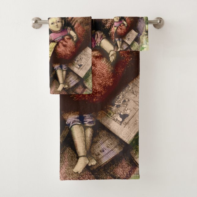 Conjunto De Toalhas Ilustração Clássica da Árvore Santa feliz (Insitu)