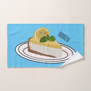 Conjunto De Toalhas Ilustração de desenho animado com queijo limão