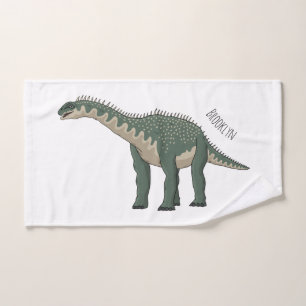 Conjunto De Toalhas ilustração de desenho animado de Barapasaurus