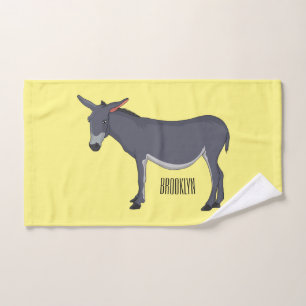Conjunto De Toalhas Ilustração de desenho animado de Donkey
