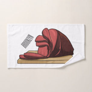 Conjunto De Toalhas Ilustração de desenho animado de Ham