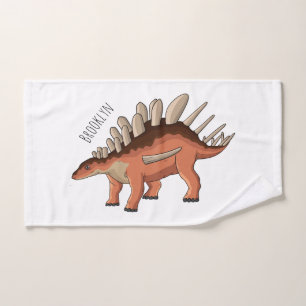 Conjunto De Toalhas Ilustração de desenho animado de Kentrosaurus