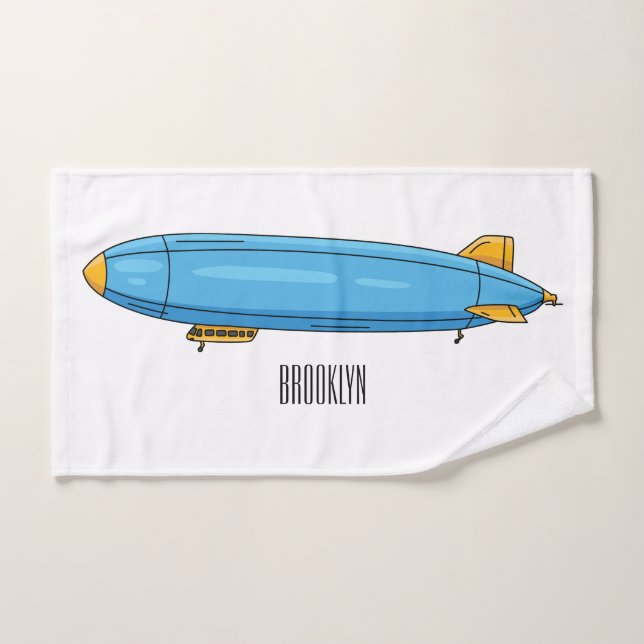 Conjunto De Toalhas Ilustração de desenho animado de nave (Toalha de mão)