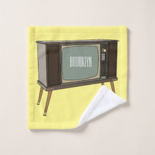 Conjunto De Toalhas Ilustração de desenho animado de televisão