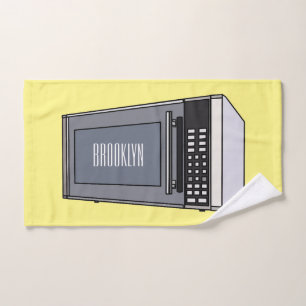 Conjunto De Toalhas Ilustração de desenho em micro-ondas