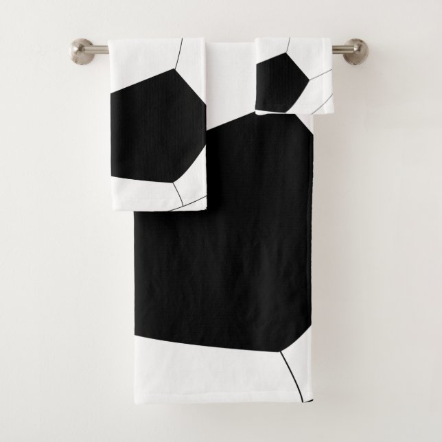 Conjunto De Toalhas Ilustração de Futebol da Bola de Futebol (Insitu)
