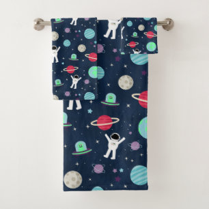 Conjunto De Toalhas Ilustração de padrão de espaço