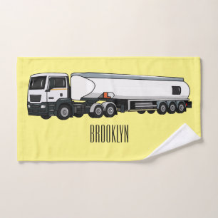 Conjunto De Toalhas Ilustração do desenho animado do transporte de cam