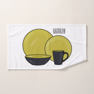 Conjunto De Toalhas ilustração do desenho de desenho de tabela