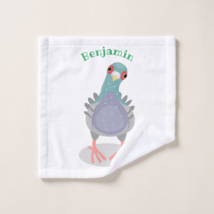 Conjunto De Toalhas Imagem curiosa e engraçada de desenho animado do p