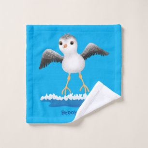 Conjunto De Toalhas Imagem de desenho animado de lixívia para bebês