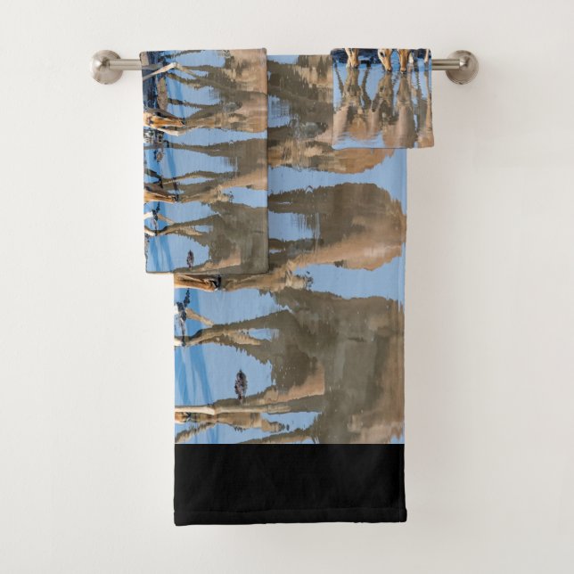 Conjunto De Toalhas Impalas at the waterhole (Insitu)