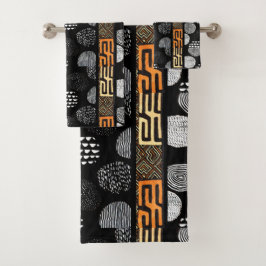 Conjunto De Toalhas Impressão africano