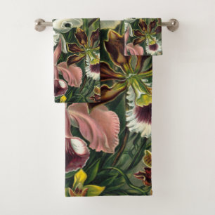 Conjunto De Toalhas Impressão da arte de Ernst Haeckel: Orchidae