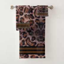 Impressão de animais Mandela leopardo