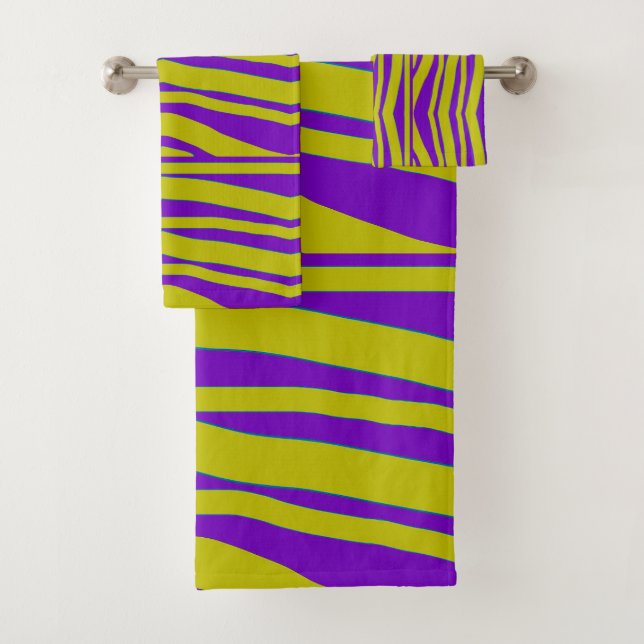 Conjunto De Toalhas Impressão de Animal Fantasia Falsa  (Insitu)