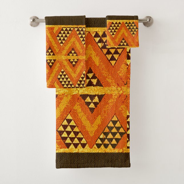 Conjunto De Toalhas Impressão de Lama (Insitu)