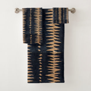 Conjunto De Toalhas Impressão de padrão afrocêntrico