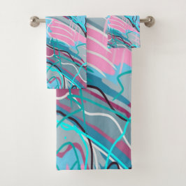 Conjunto De Toalhas Impressão de primavera Waters