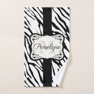 Conjunto De Toalhas Impressão de Zebra Cura