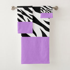 Conjunto De Toalhas Impressão Leopardo, Impressão Zebra, Impressão Ani