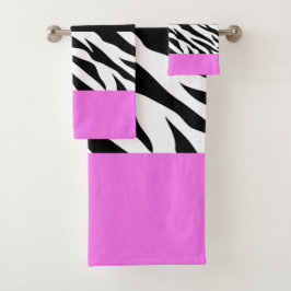 Conjunto De Toalhas Impressão Leopardo, Impressão Zebra, Impressão Ani