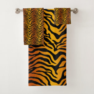 Conjunto De Toalhas Impressão Tiger