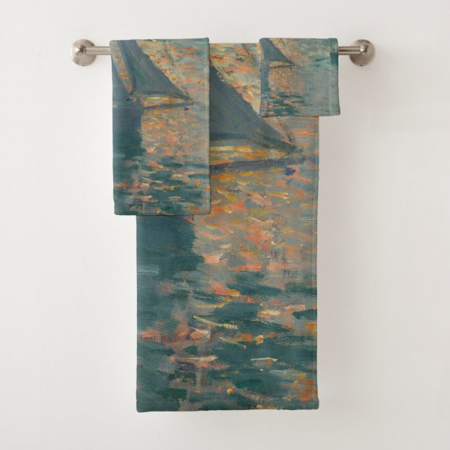 Conjunto De Toalhas Impressionante Marinho Monet Sunrise (Insitu)