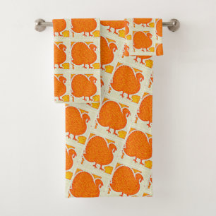 Conjunto De Toalhas Impressionista Art Turkey Mand Towel