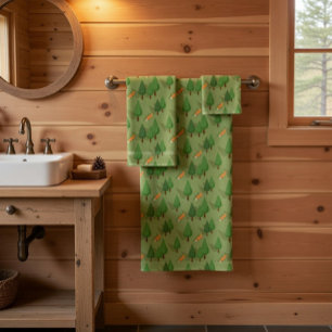 Conjunto De Toalhas Inspirado na Natureza Soft e Absorvente