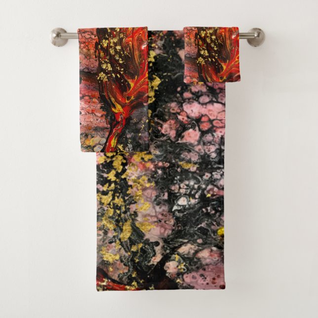 Conjunto De Toalhas Inspirado pelos Incêndios da Califórnia (Insitu)