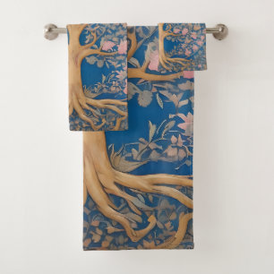 Conjunto De Toalhas Inspirado Por William Morris Tree Of Life