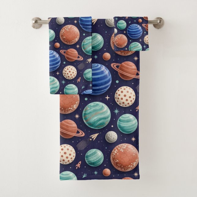 Conjunto de Toalhas Intergalácticas dos Planetas (Insitu)