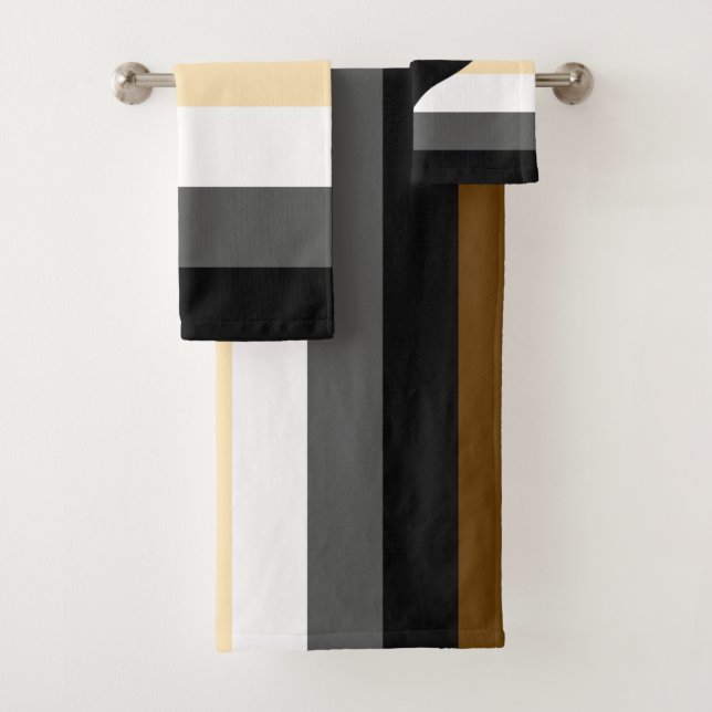 Conjunto De Toalhas International Bear Brotherhood Pride Flag  (Insitu)