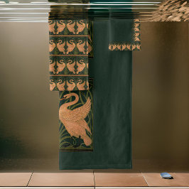 Conjunto De Toalhas Iris Crane Green Dourada