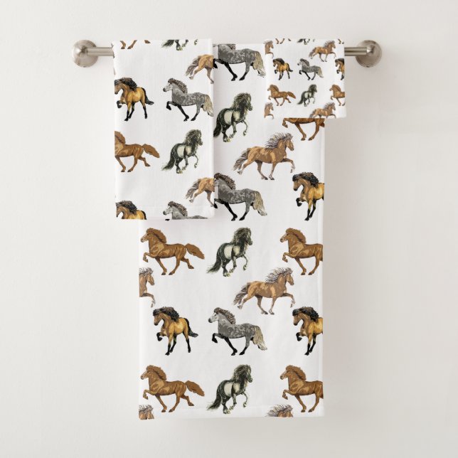 Conjunto De Toalhas Islandeses no porte (Insitu)