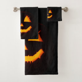 Conjunto De Toalhas Jack O Lanterna Iluminado