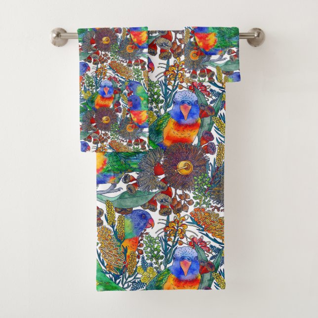 Conjunto De Toalhas Jardim Botânico do Arco-Íris (Insitu)