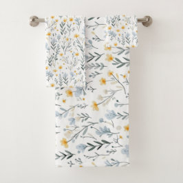 Conjunto De Toalhas Jardim Colorido Mínimo - Enfermeiro de Flores Selv