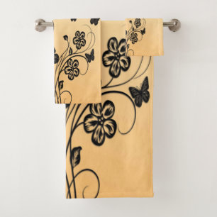 Conjunto De Toalhas Jardim da Borboleta