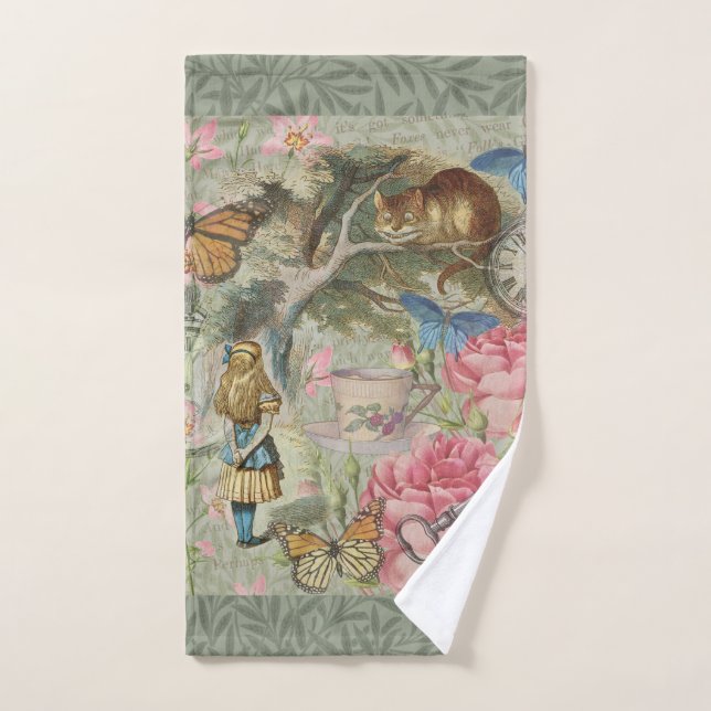 Conjunto De Toalhas Jardim das Árvores da Terra Marinha de Alice Chesh (Toalha de mão)