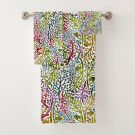 Conjunto De Toalhas Jardim de Gomnut australiano