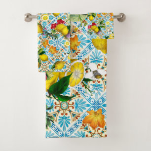 Conjunto De Toalhas Jardim de limão siciliano