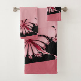 Conjunto De Toalhas Jardim de orquídeas fractal