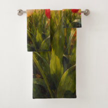 Jardim de Tulipas - Estilo Pintura