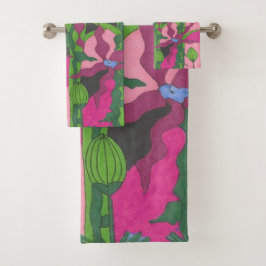 Conjunto De Toalhas Jardim em Twilight