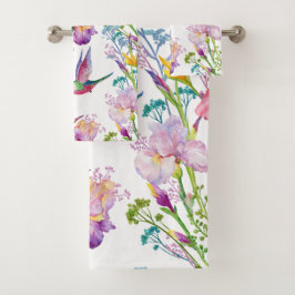 Conjunto De Toalhas Jardim Francês Rural