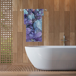 Conjunto De Toalhas Jardim Periwinkle