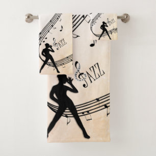 Conjunto De Toalhas Jazz Dance Peachy Music